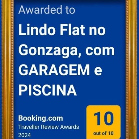 Lindo Flat No Edificio Cosmopolitan, Com Garagem E Piscina Leilighet Santos  Eksteriør bilde