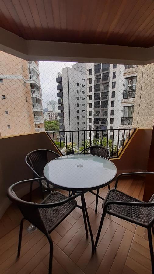 Lindo Flat No Edificio Cosmopolitan, Com Garagem E Piscina Leilighet Santos  Eksteriør bilde